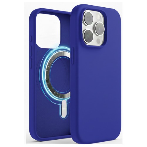 Maciņš "TM MagSafe Silicone" iPhone 16 / Ultramarin /