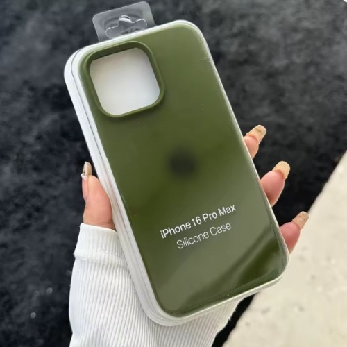 Phone Maciņš "Silicone Plastic Pack" Apple iPhone 12 Pro Zaļš (in package)