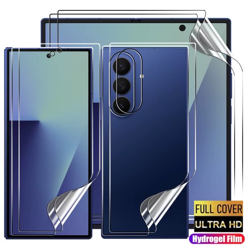 Ekrāna aizsargs "Flexible Clear HD" komplekts 3in1 priekš Samsung F956 Z Fold6 (Bulk)