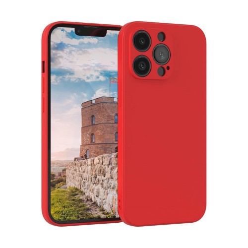 Maciņš "Silicone" Xiaomi Redmi Note 13 5G / Redmi Note 14S sarkans