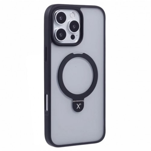 Maciņš X-Level "Pithy Stone II" Apple iPhone 16 Pro melns