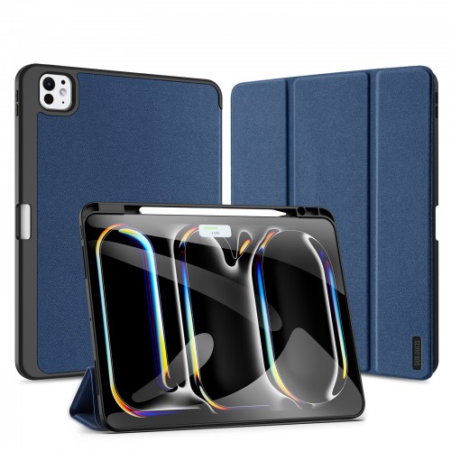 Maciņš Dux Ducis "Domo" priekš Samsung X110 / X115 Tab A9 8.7 / X130 (X113 / X135) Tab A11 8.7" zils