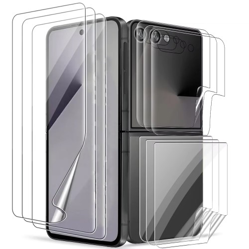 Ekrāna aizsargs "Flexible Clear HD" komplekts 2in1 priekš Samsung F751 Z Flip7 (Bulk)