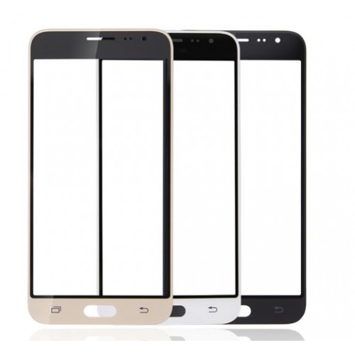 Outer Screen Glass Saderīgs ar Samsung J320 J3 2016 Zeltains HQ