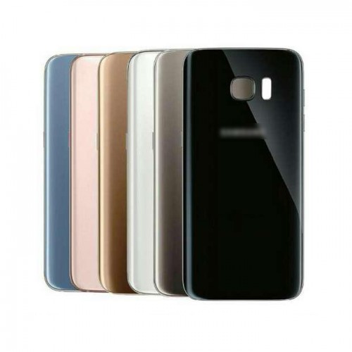Aizmugurējais vāciņš Saderīgs ar Samsung G935F S7 Edge Melns / Graphite Ar original sticker (Original colour) HQ