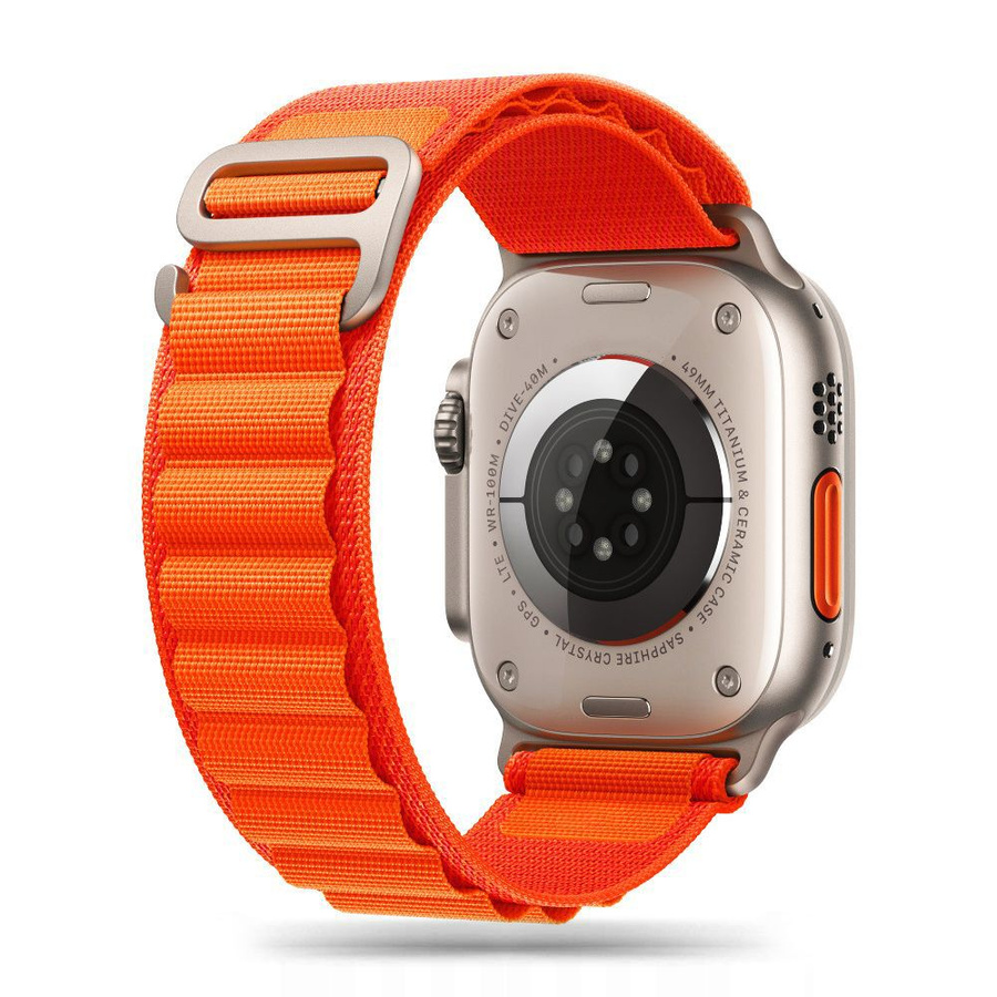 TECH-PROTECT NYLON PRO APPLE WATCH 4 / 5 / 6 / 7 / 8 / 9 / SE / ULTRA 1 / 2 (42 / 44 / 45 / 49 MM) ORANŽS