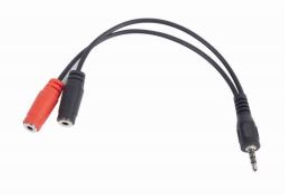 Gembird audio kabelis 3.5mm 4-Pin uz 3.5mm S+MIC