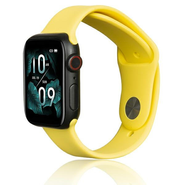 Beline Siksniņa Apple Watch Silicone 42/44/45/49mm dzeltens