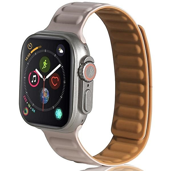 Beline Siksniņa Apple Watch Magnetic 38/40/41mm haki