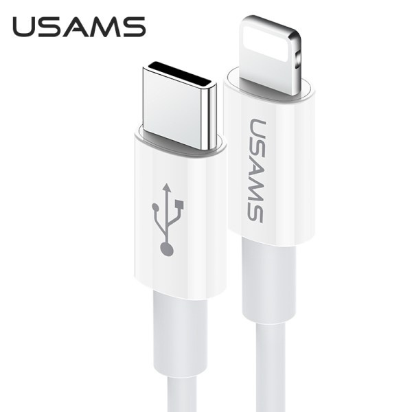 USAMS Kabelis USB-C to LIGHTNING PD FAST CHARGING 1,2M 20W LITHE SERIES violets SJ566USB03 (US-SJ566)