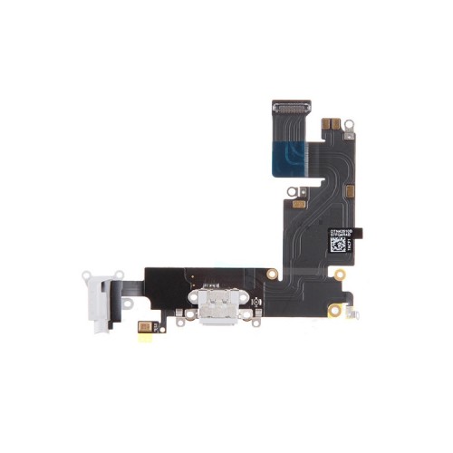 Charging Port Saderīgs ar Apple iPhone 6 Ar Flex / Balts / OEM