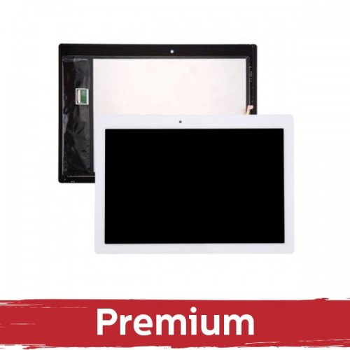 LCD Displejs Saderīgs ar Lenovo Tab 2 A10-70F / A10-70L 10.1'' Balts OEM