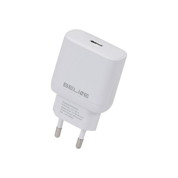 Beline Tīkla lādētājs 1x USB-C 25W balta (tikai galviņa) PD 3.0 BLNCW25 GaN