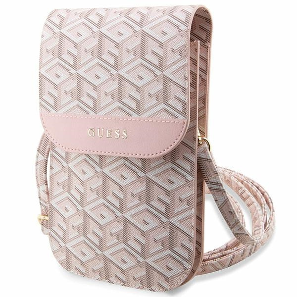 Guess rokassoma GUWBHGCFSEP rozā GCube Stripe