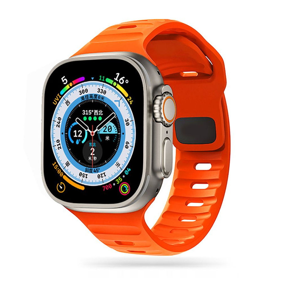 TECH-PROTECT ICONBAND LINE APPLE WATCH 4 / 5 / 6 / 7 / 8 / 9 / SE / ULTRA 1 / 2  (42 / 44 / 45 / 49 MM) ORANŽS