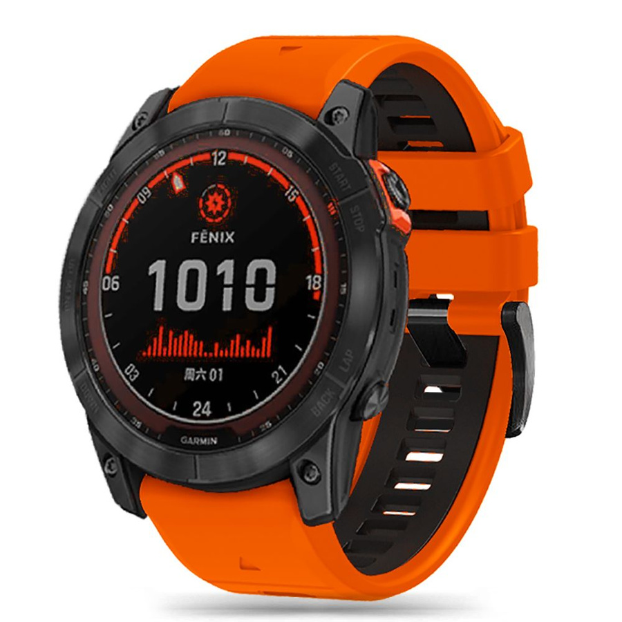 TECH-PROTECT ICONBAND PRO GARMIN FENIX 3 / 5X / 3HR / 5X PLUS / 6X / 6X PRO / 7X ORANŽS/MELNS