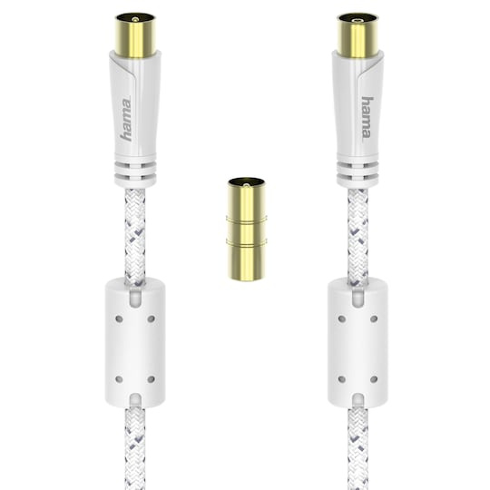 HAMA ANTENAS KABELIS 120DB BALTS 3M 1122447