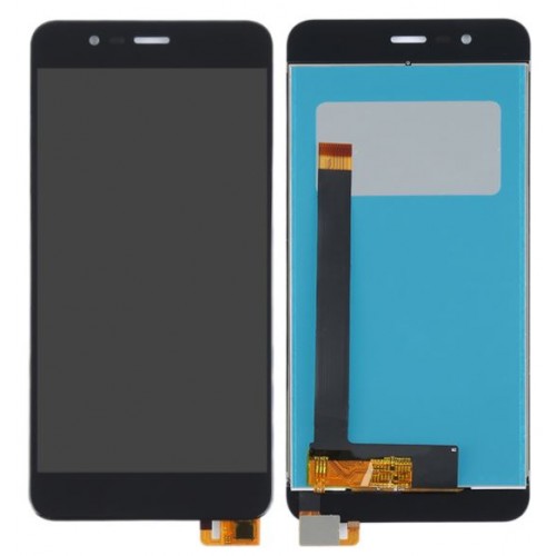 LCD Displejs Saderīgs ar Asus Zenfone 4 Max ZC520KL Melns HQ