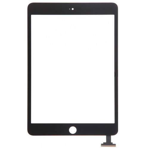 Touchscreen Saderīgs ar Apple iPad Mini 3 su Home button IC Melns HQ2