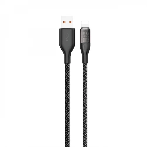 USB kabelis Dudao "L22L" pelēks "Lightning" 100cm (līdz 30W)