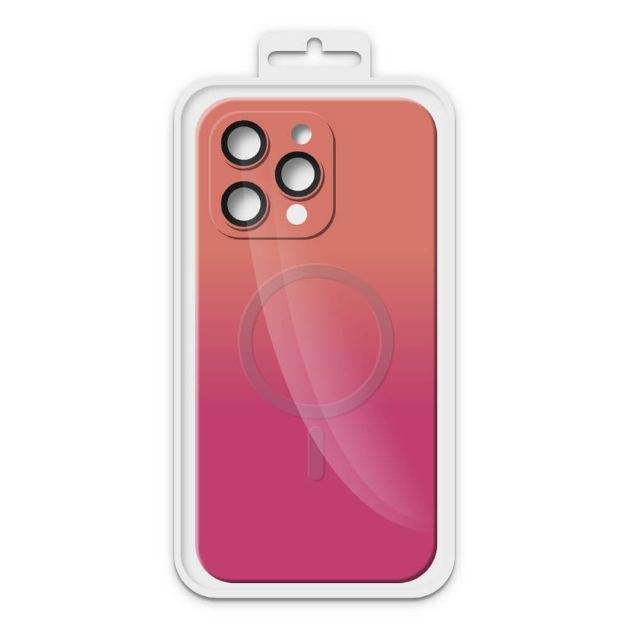 Maciņš RAINBOW MAGSAFE APPLE IPHONE 12 PRO rozā BOX