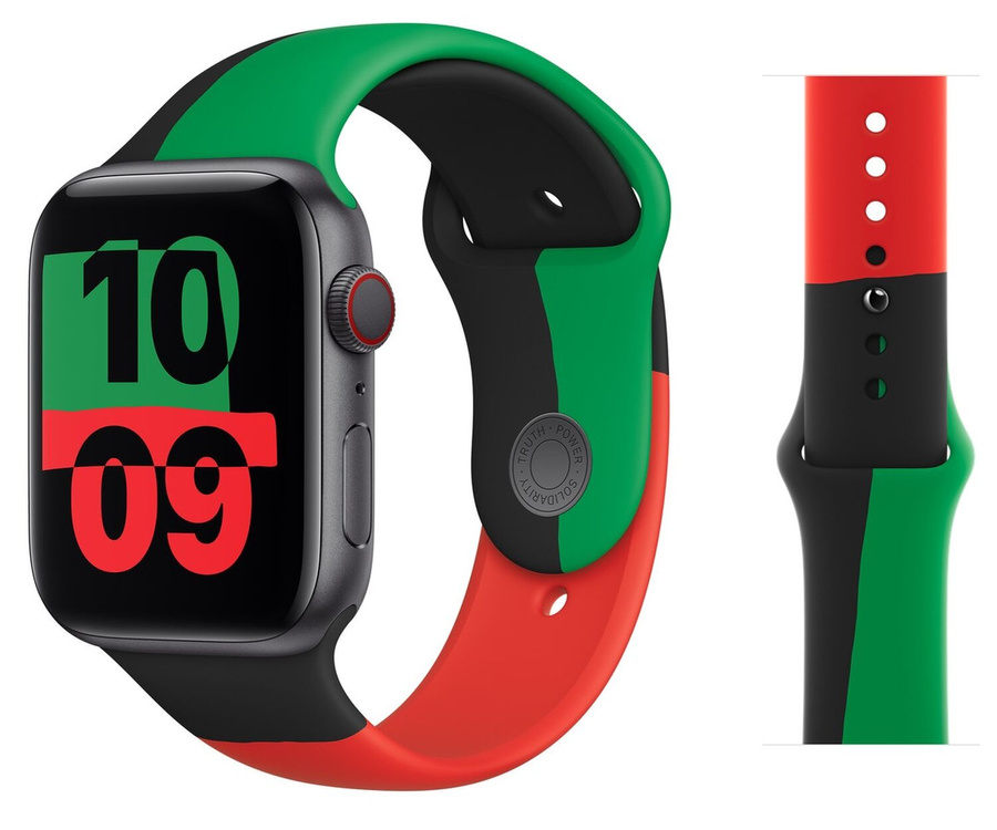 APPLE SIKSNIŅA MJ4V3ZM/A SILICONE APPLE WATCH SIKSNIŅA 40MM/41MM S/M MELNS UNITY SERVICE PACK