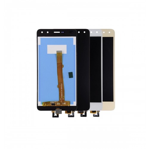 LCD Displejs Saderīgs ar Huawei Y6 2017 / Nova Young / Y5 2017 / Y5-III Balts HQ