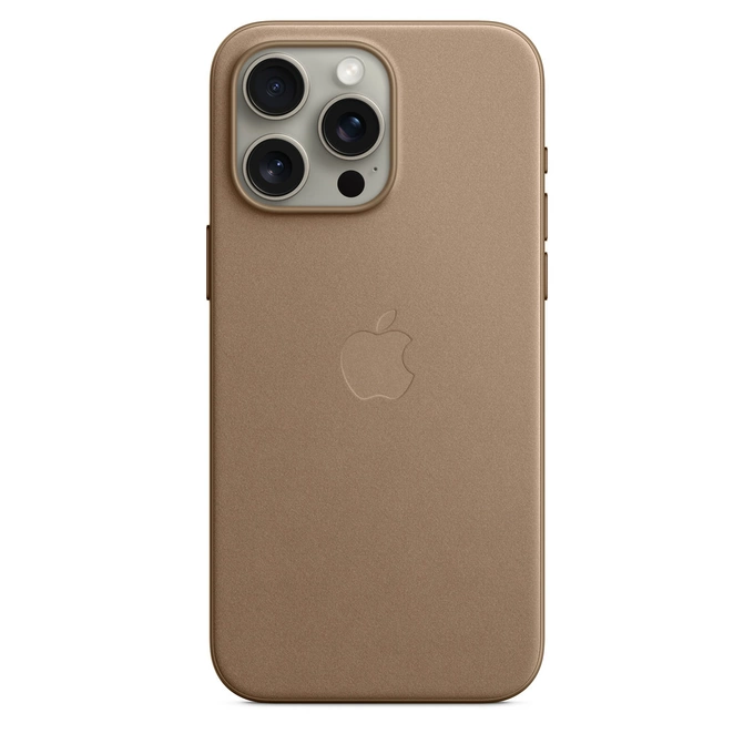 APPLE FINEWOVEN MACIŅŠ MT4W3ZM/A IPHONE 15 PRO MAX TAUPE ATVĒRTS IEPAKOJUMS