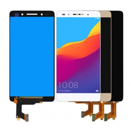LCD Displejs Saderīgs ar Huawei Honor 7 Zeltains HQ
