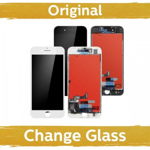 LCD Displejs Saderīgs ar iPhone 7 Balts (Renewed: China)