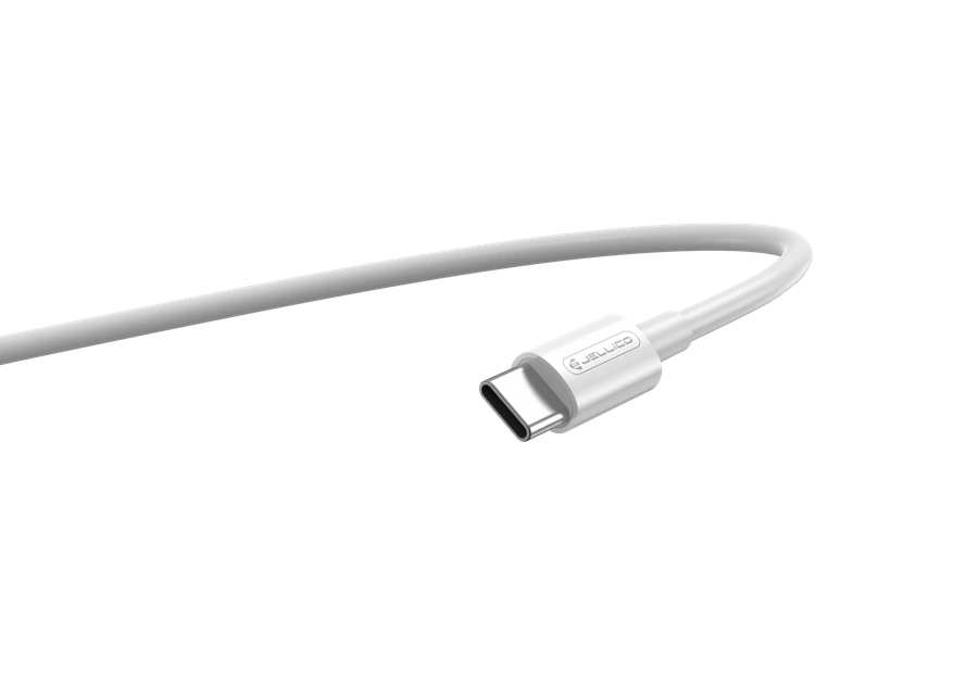 JELLICO kabelis B1 USB-C - USB-C PD 60W 1M Balts