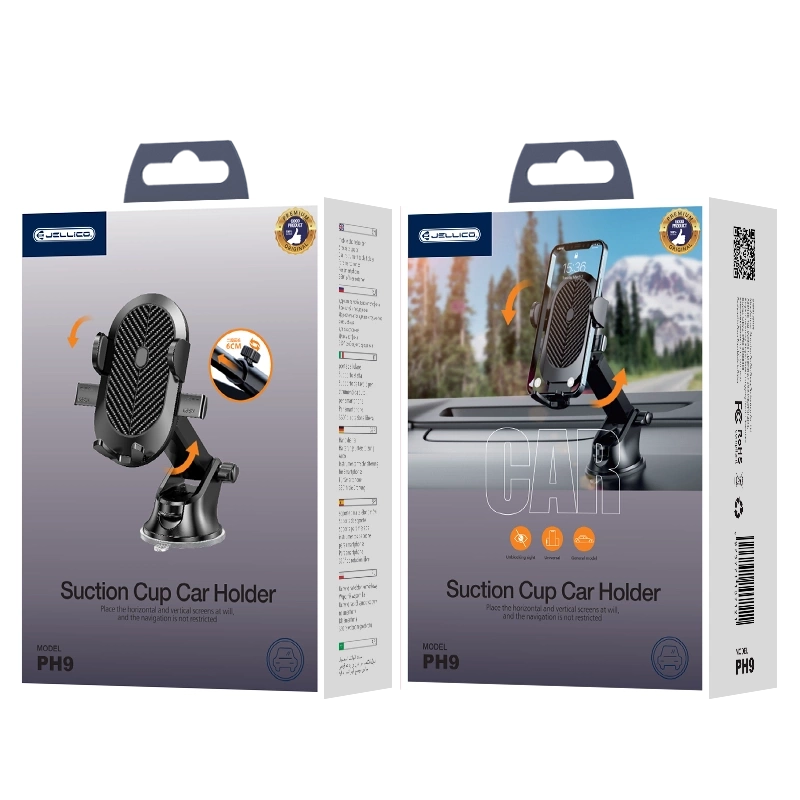 JELLICO auto gravitācijas turētājs PH9 Melns