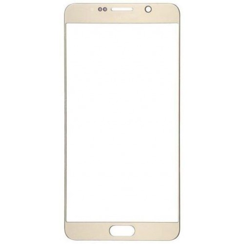 Outer Screen Glass Saderīgs ar Samsung N920 Note 5 Zeltains HQ