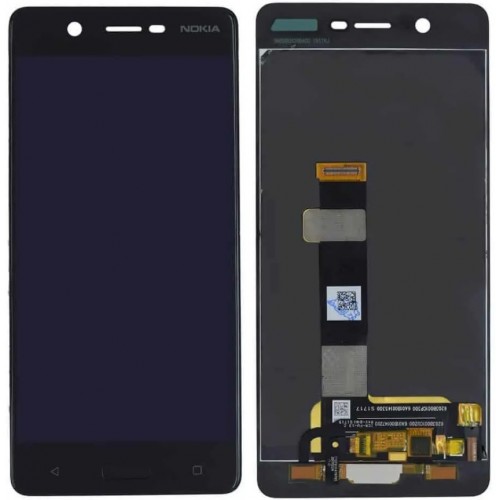 LCD Displejs Saderīgs ar Nokia 5 Melns HQ