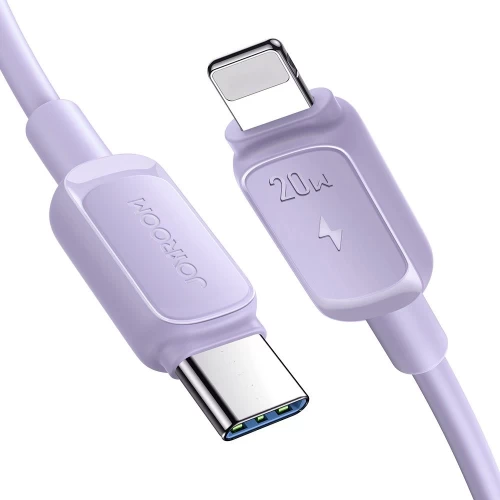 USB Kabelis Joyroom "S-CL020A14" violets "Type-C / Lightning" 120cm (līdz 20W)