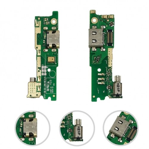 Charging Port Saderīgs ar Sony Xperia XA1 G3121 Ar Flex / Plata