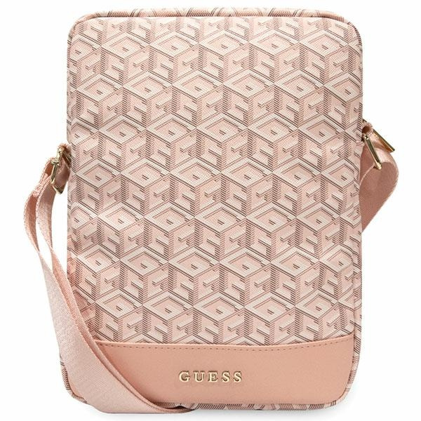 Guess soma GUTB10HGCFSEP 10" rozā GCube Stripe planšetes soma