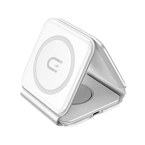 Bezvadu lādētājs Dudao "A11N 3in1" balts 15W (iPhone / Apple Watch / Airpods)