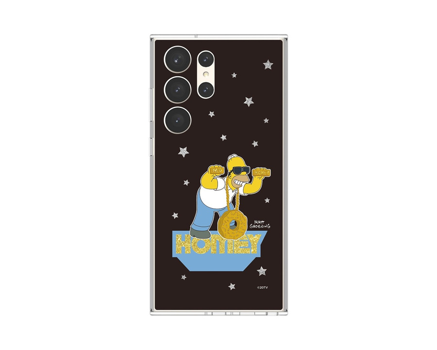GP-TOS918SBB The Simpsons aizmugurējā vāciņa dekorācija priekš Samsung Galaxy S23 Ultra Melns BOX