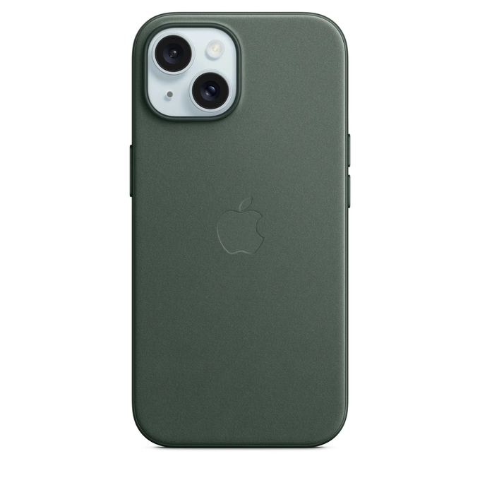 APPLE FINEWOVEN MACIŅŠ MT3J3ZM/A IPHONE 15 EVERGREEN BEZ IEPAKOJUMA
