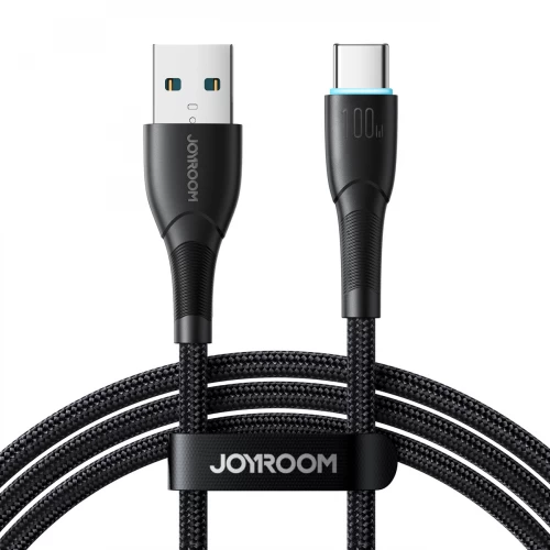 USB Kabelis Joyroom "SA32-AC6" Melns "Type-C" 100cm (līdz 100W)