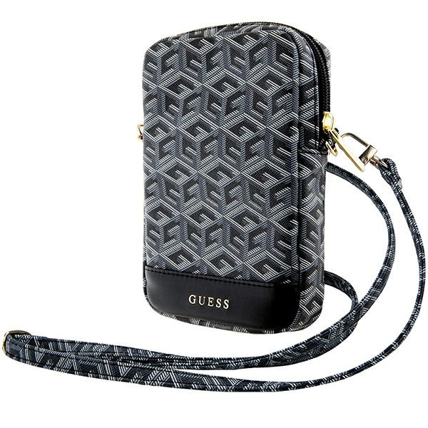 Guess soma melna ar rāvējslēdzēju GCube apakšas svītra GUWBZPGCSPGK