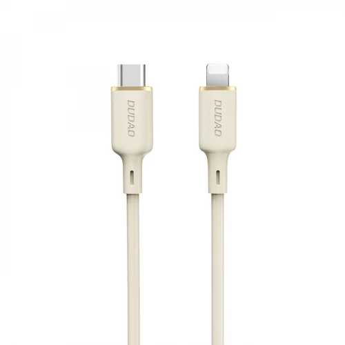 USB kabelis Dudao "L7SCC" smilšu "Type-C / Lightning" 100cm