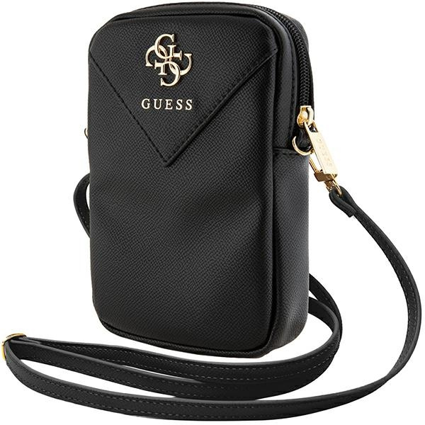 Guess soma GUWBZPGSTEGK melna/melna Zip Triangle 4G