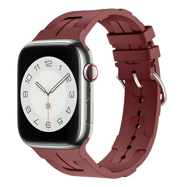 Beline siksniņa Apple Watch Silicone Ultra 42/44/45/49mm bordo box