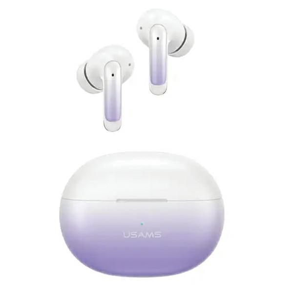 USAMS Austiņas Bluetooth 5.3 TWS X-don series ENC bezvadu violets gradients BHUENCXD04 (US-XD19)