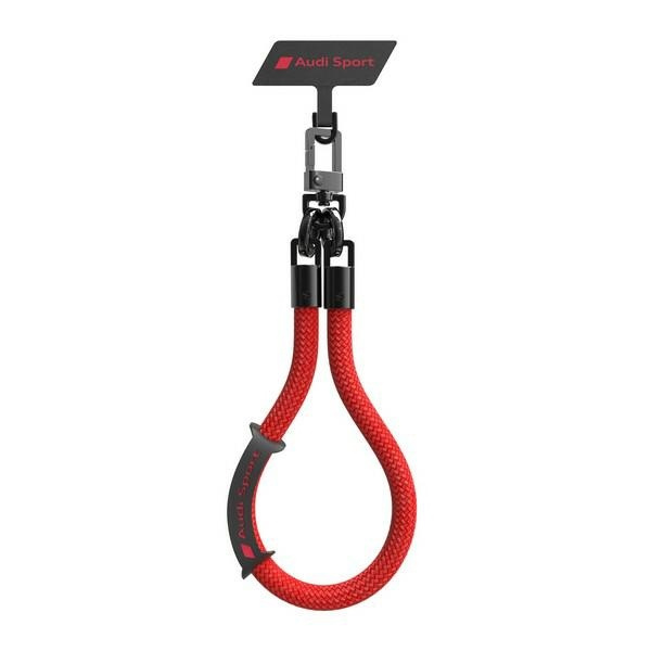 Audi universāla tālruņa siksniņa 28cm 10mm sarkana AUS-HSL10-RSQ/D1-RD