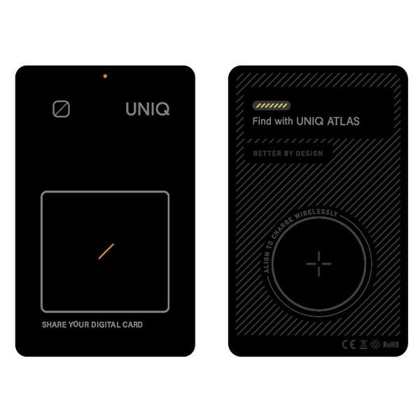UNIQ Izsekotājs NFC Atlas pelēks/graphite UNIQ-ATLASCARDTRK-GRAPHITE