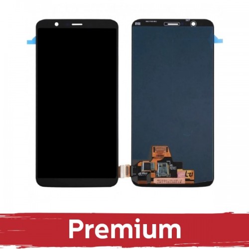 LCD Displejs Saderīgs ar OnePlus 5T Melns OEM