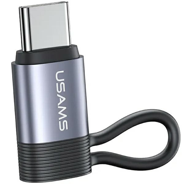 USAMS Adapter AU17 Lightning - USB-C 30W tērauda SJ677LN01 (US-SJ677)